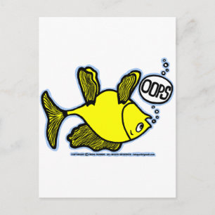 Postal ¡Pescado boca abajo!