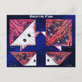 Postal Pescado colorido