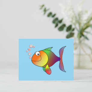 Postal Pescado: Coloridos peces personalizados