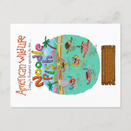 Postal Pescado de fideos americano