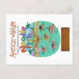 Postal Pescado de fideos americano