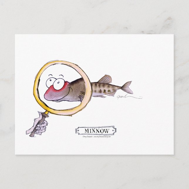 Postal Pescado de Minnow, tony fernandes (Anverso)