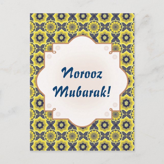 Postal Pescado de Norooz Mubarak Khatam (Anverso)