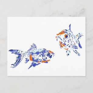 Postal Pescado de oro