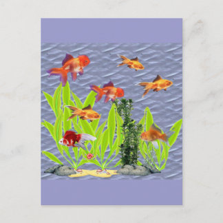 Postal Pescado de oro