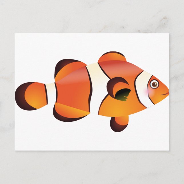 Postal Pescado de Payaso (Anverso)