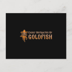 Postal Pescado dorado fácilmente Distraído Por Pescado An
