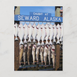 Postal Pescado en Seward, Alaska