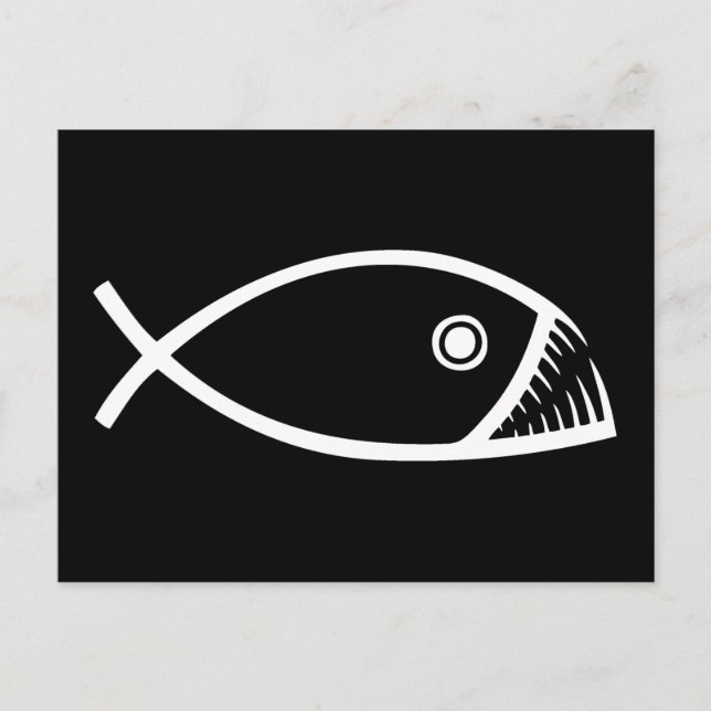 Postal Pescado Evolution (Anverso)
