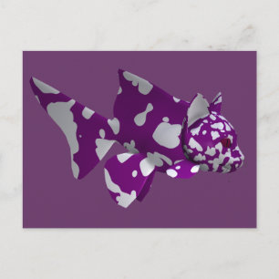 Postal Pescado morado