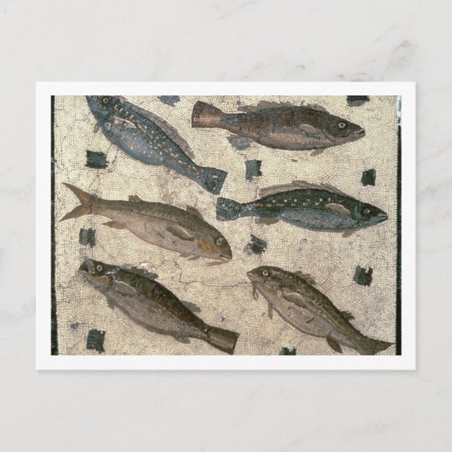 Postal Pescado (mosaico) (Anverso)