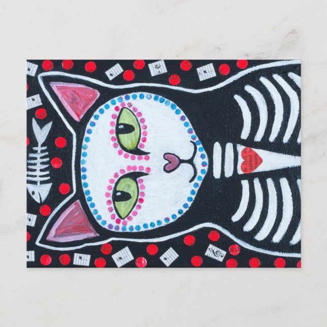 Postal Pescado musical (Anverso)