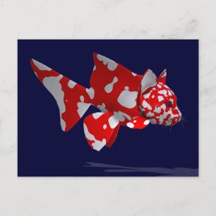 Postal Pescado muy raro