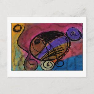 Postal Pescado sobre ruedas