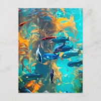 Pescado y algas marinas