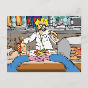 Postal Pescado y chile