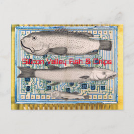 Postal Pescado y chile de Silicon Valley