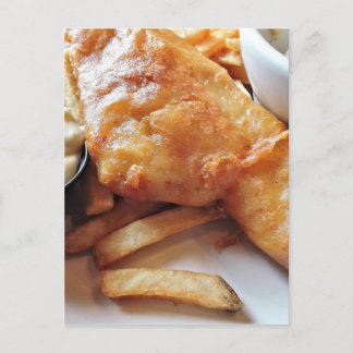 Postal Pescado Y Chips