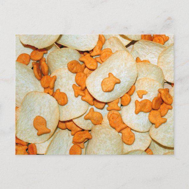 Postal Pescado Y Chips (Anverso)