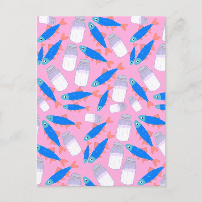 Postal Pescado Y Sal (Anverso)