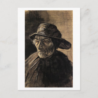 Postal Pescador con Sou'wester, Vincent van Gogh