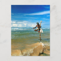 Pescador de bastón de Sri Lanka