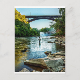 Postal Pescador del Genesee