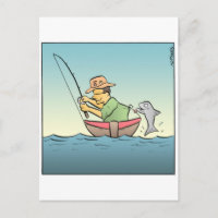 Pescador enganchado