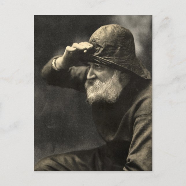 Postal Pescador inglés vintage Nautical Antique Beard (Anverso)