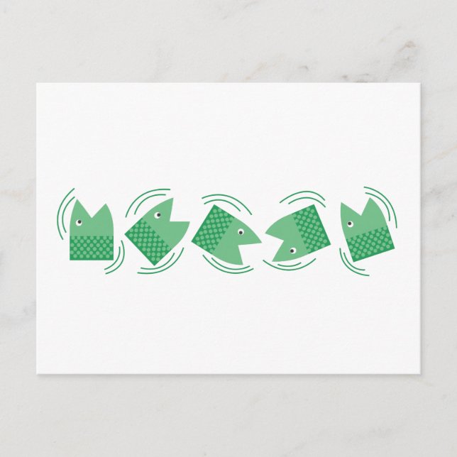 Postal Pescadores (Anverso)