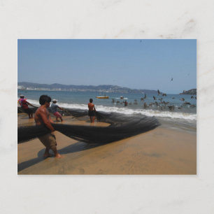 Postal Pescadores de Acapulco
