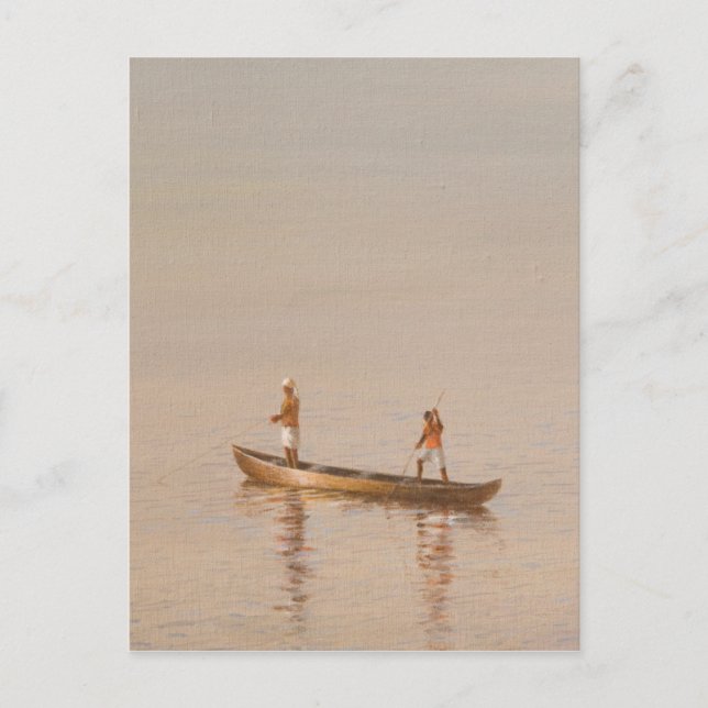Postal Pescadores de Kerala (Anverso)