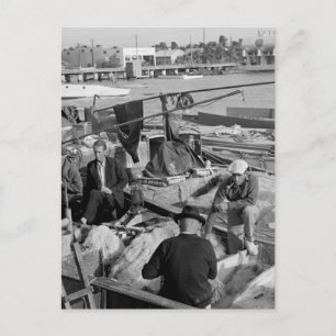 Postal Pescadores occidentales clave, años 1930