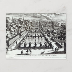 Postal Pescados en Villa d'Este, Tivoli, de 'Le Fontan