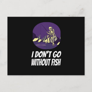 Postal Pescar No Me Dormiré Sin Pescado