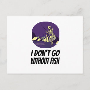 Postal Pescar No Me Dormiré Sin Pescado