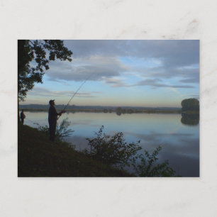 Postal Pescar para la belleza
