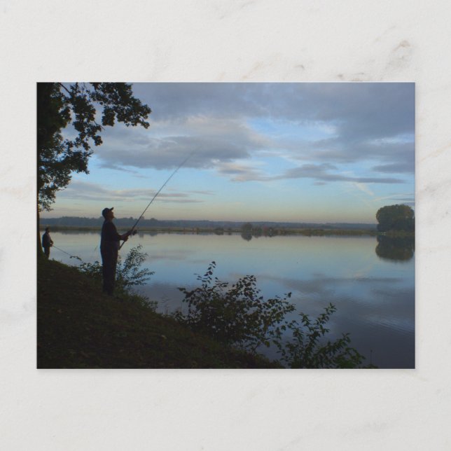 Postal Pescar para la belleza (Anverso)
