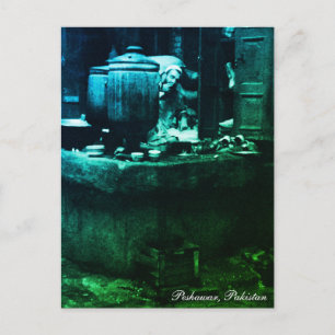 Postal Peshawar, fabricante de té, viajes, Pakistán