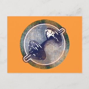 Postal Peso en forma de gimnasio