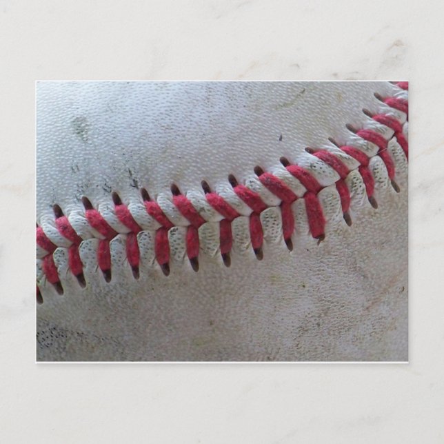 Postal Pespuntes de béisbol (Anverso)