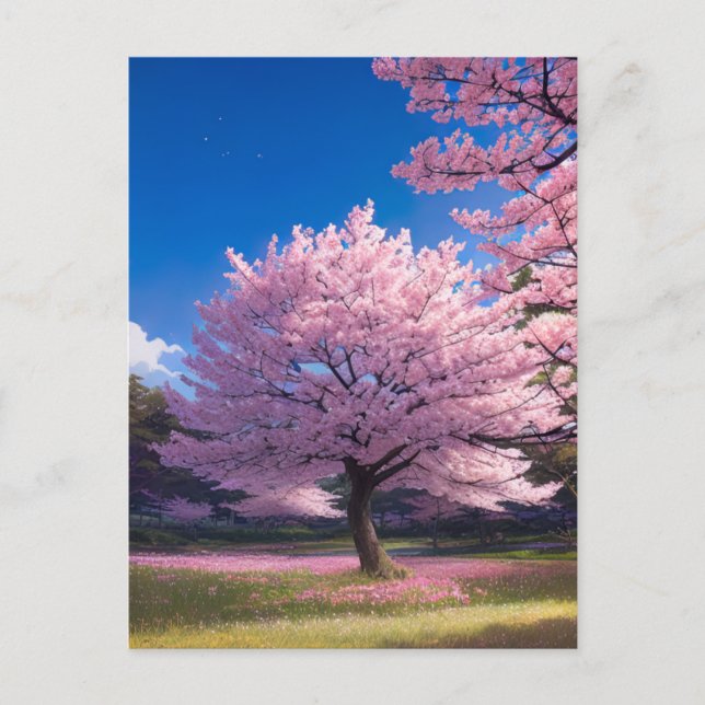 Postal Pétalos de la primavera (Anverso)