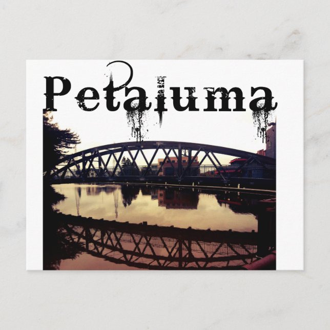 Postal Petaluma California (Anverso)