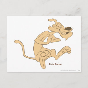 Postal Pete Puma Emocionado