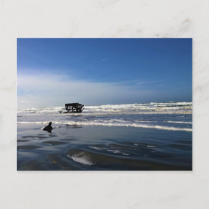 Postal Peter Iredale Shipwreck, costa de Oregón