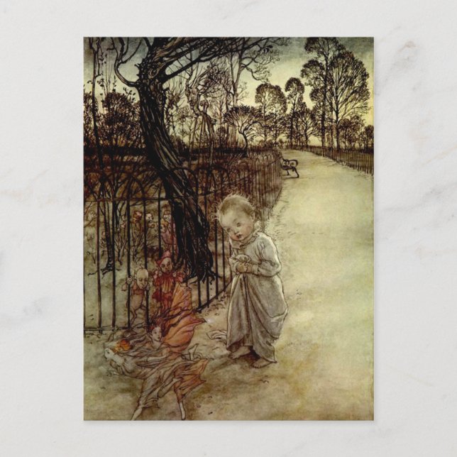 Postal Peter Pan Arthur Rackham Postcard (Anverso)
