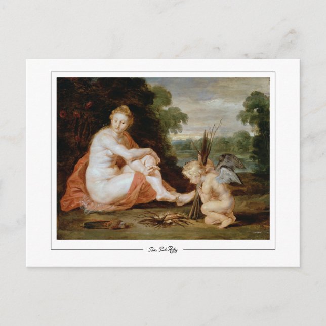 Postal Peter Paul Rubens #4 - Postcard Bella Artes (Anverso)