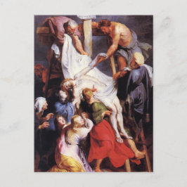 Postal Peter Paul Rubens - Desde la cruz