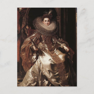 Postal Peter Rubens - Retrato de Maria Serra Pallavicino