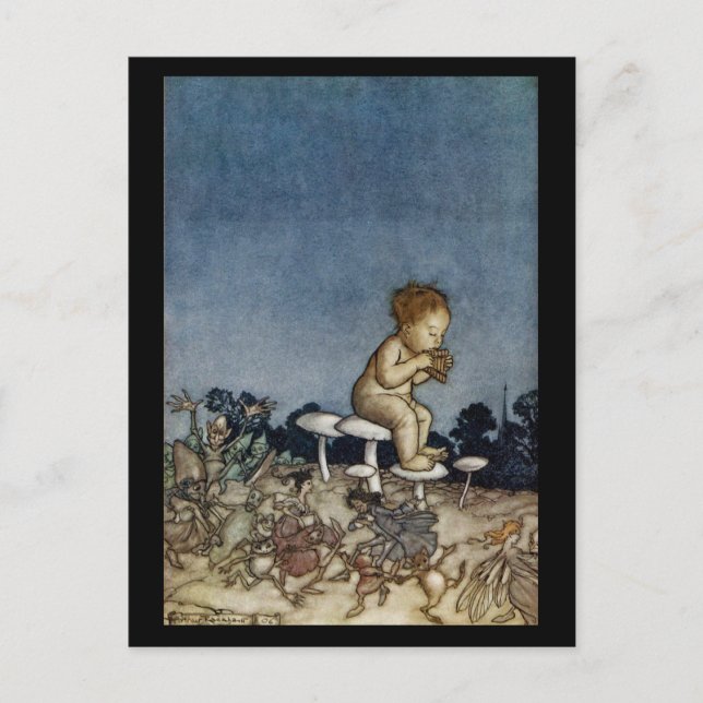 Postal Peter Tocó Su Flauta (Anverso)